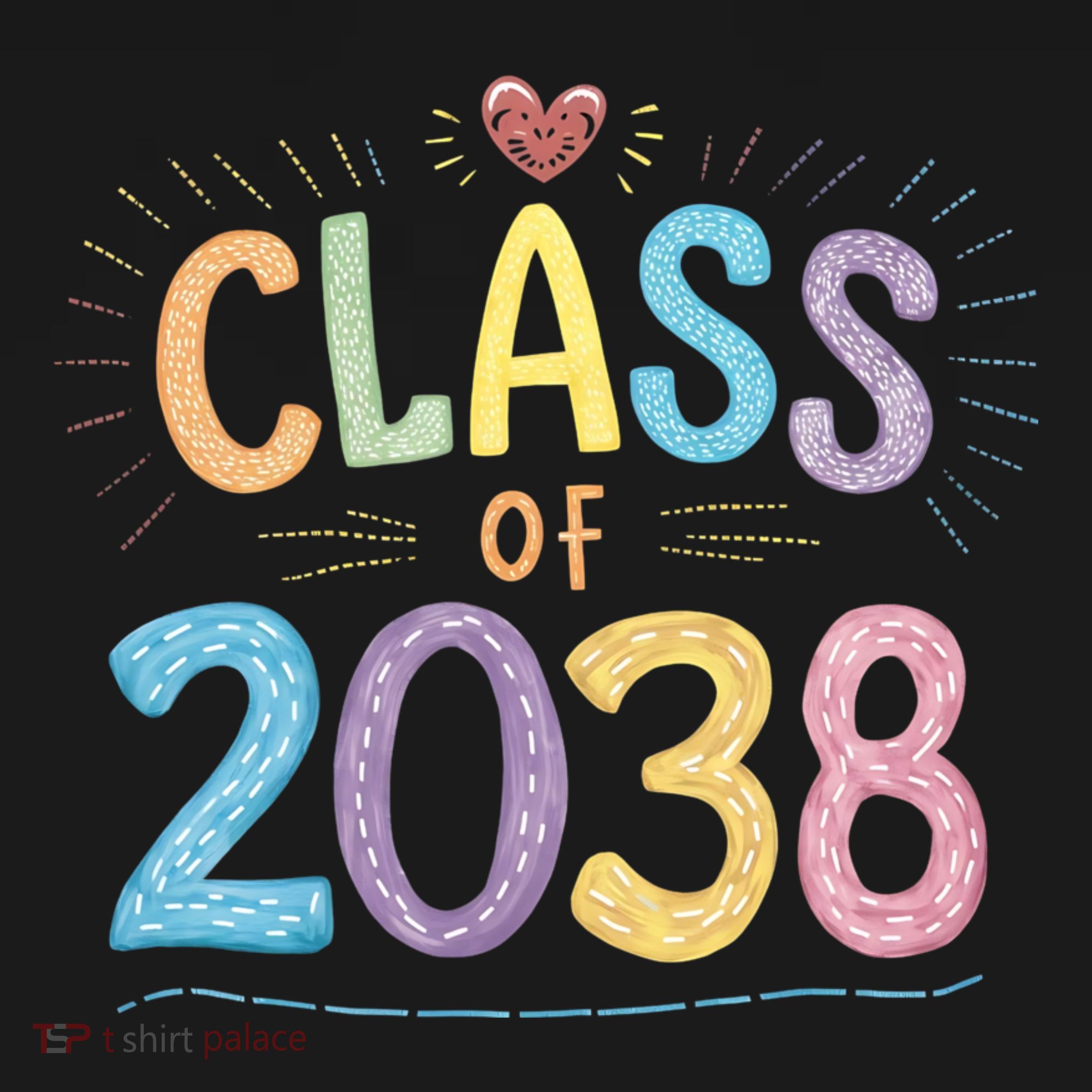 Funny Class Of 2038 Grow With Me First Day Of School Mousepad
