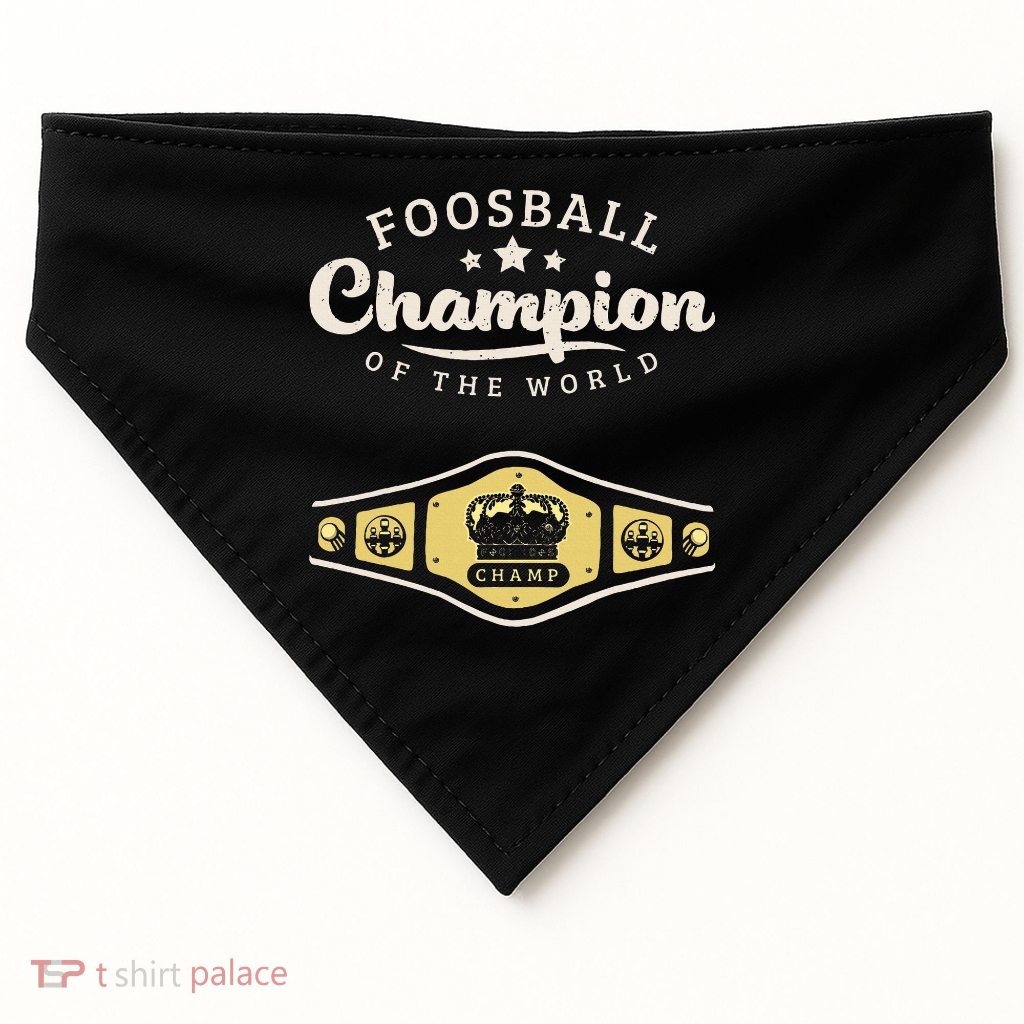 Foosball Champion Of The World Champ USA-Made Doggie Bandana