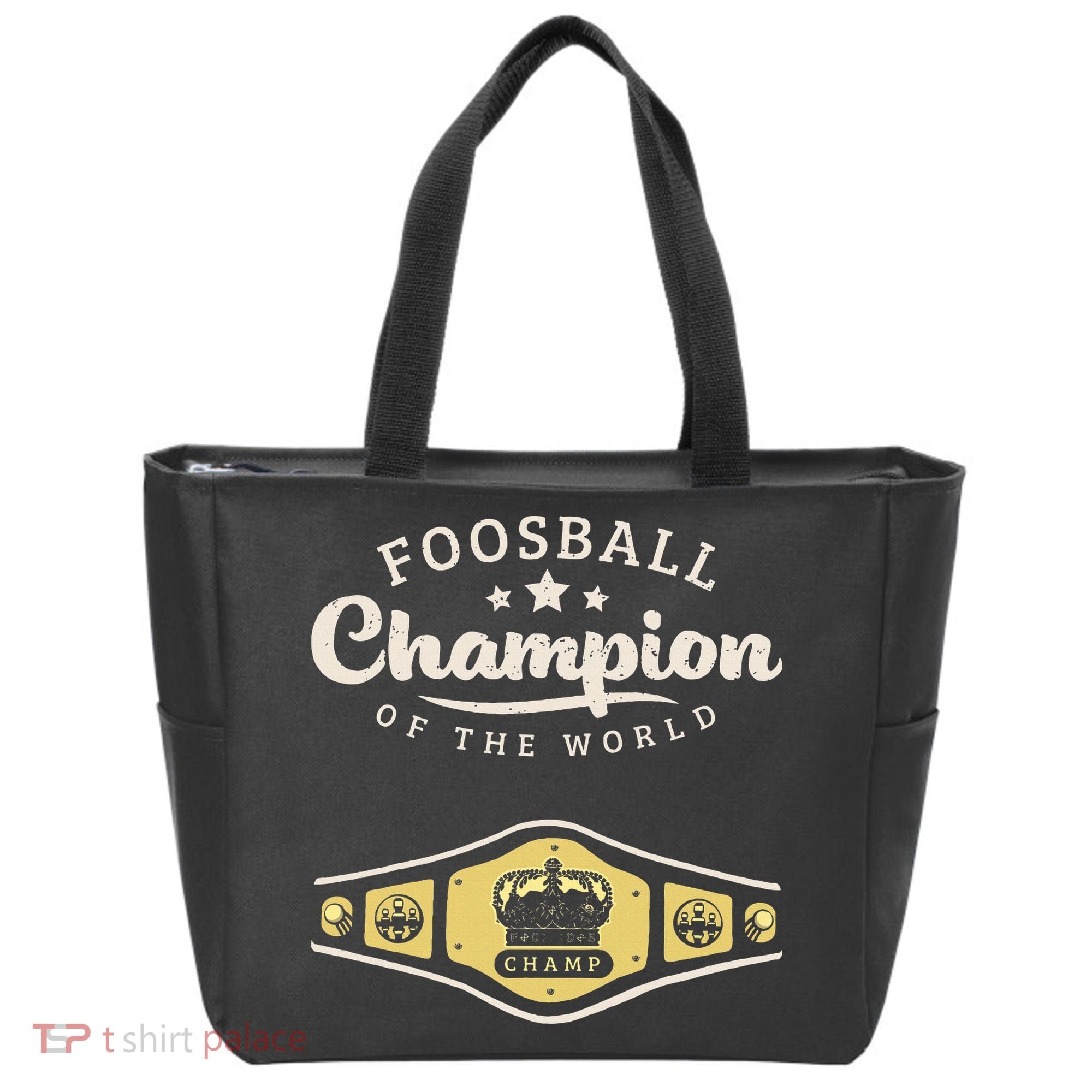 Foosball Champion Of The World Champ Tote Bag