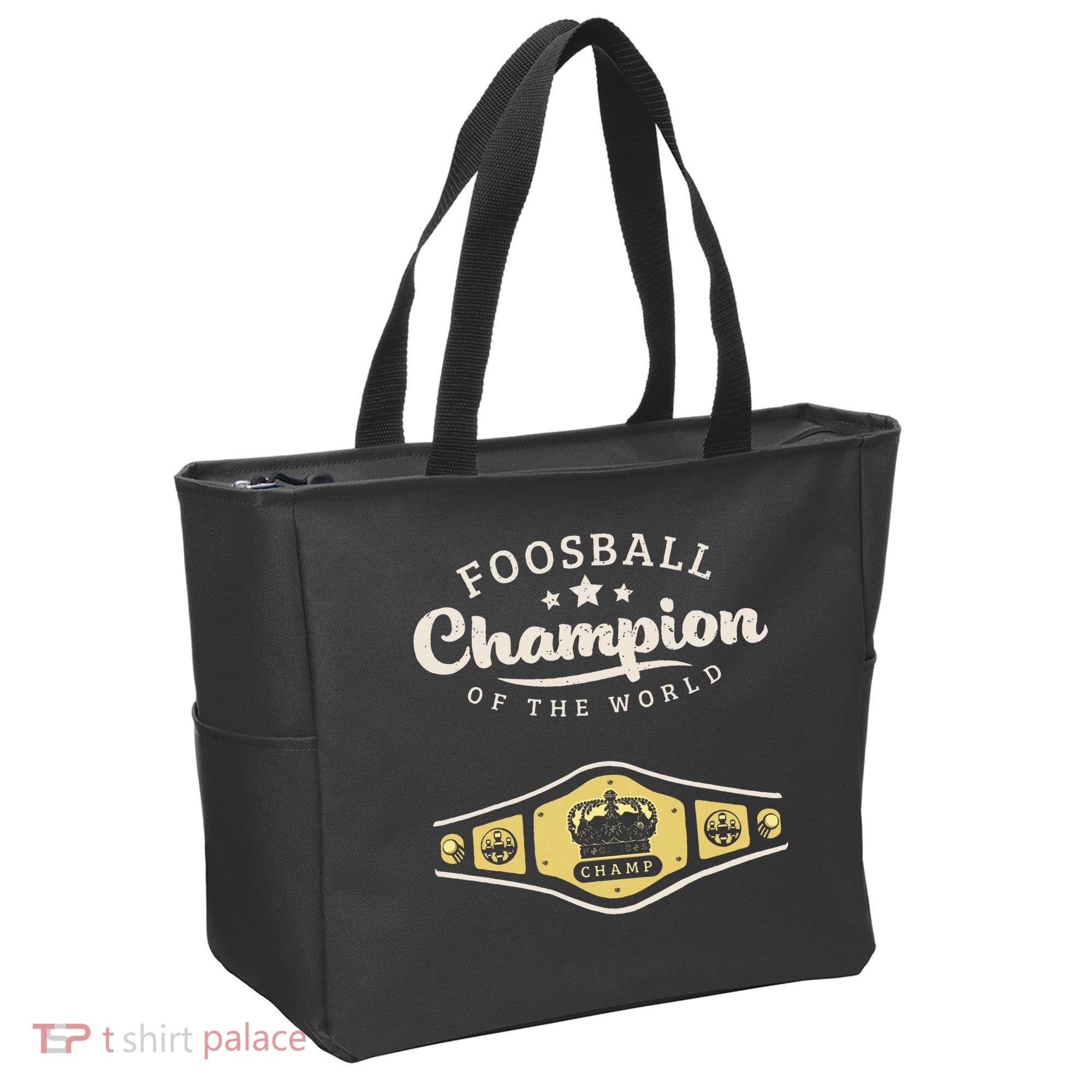 Foosball Champion Of The World Champ Tote Bag