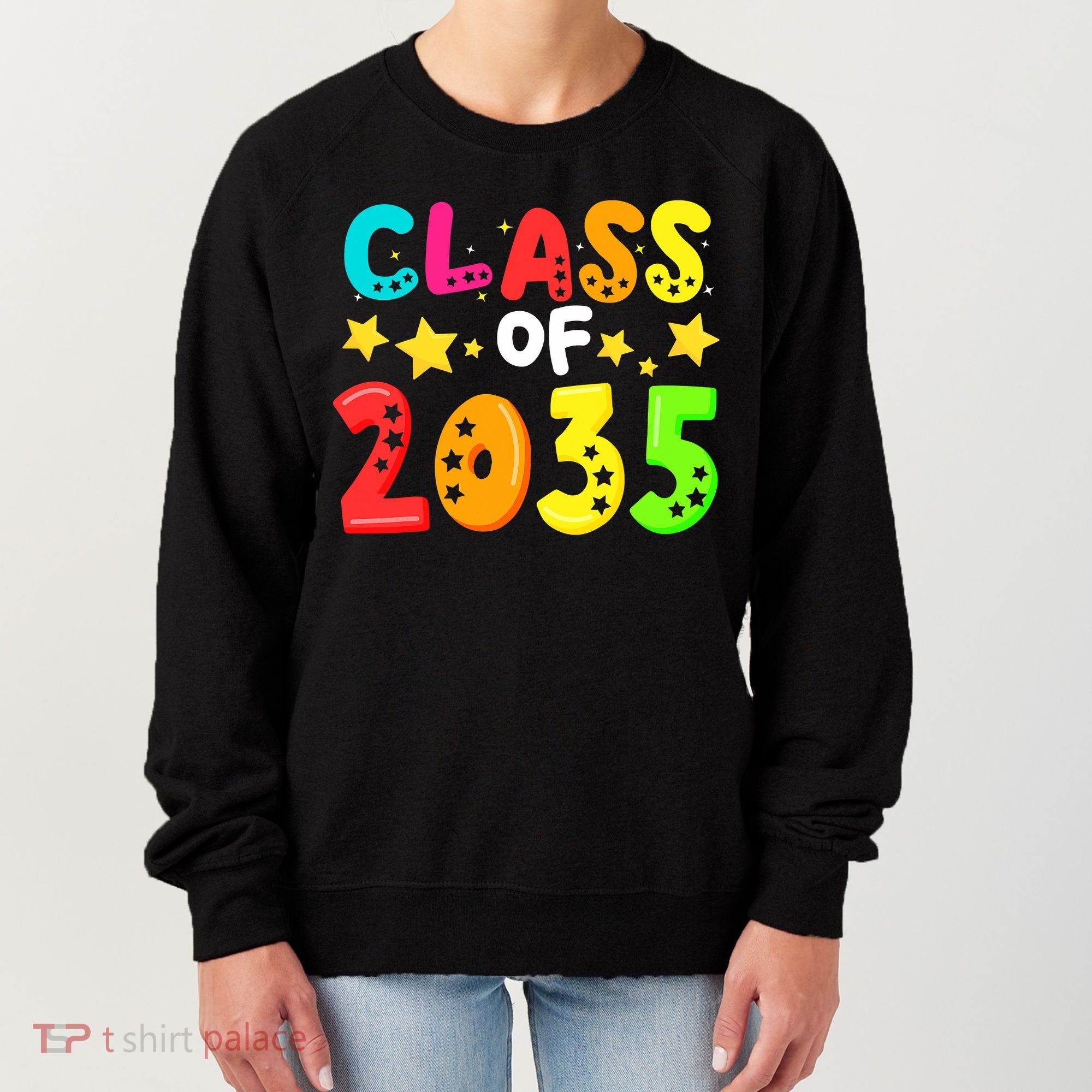 Funny Class Of 2035 Kindergarten Back To School Women's Sweatshirt