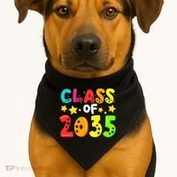 Funny Class Of 2035 Kindergarten Back To School USA-Made Doggie Bandana thumb 1