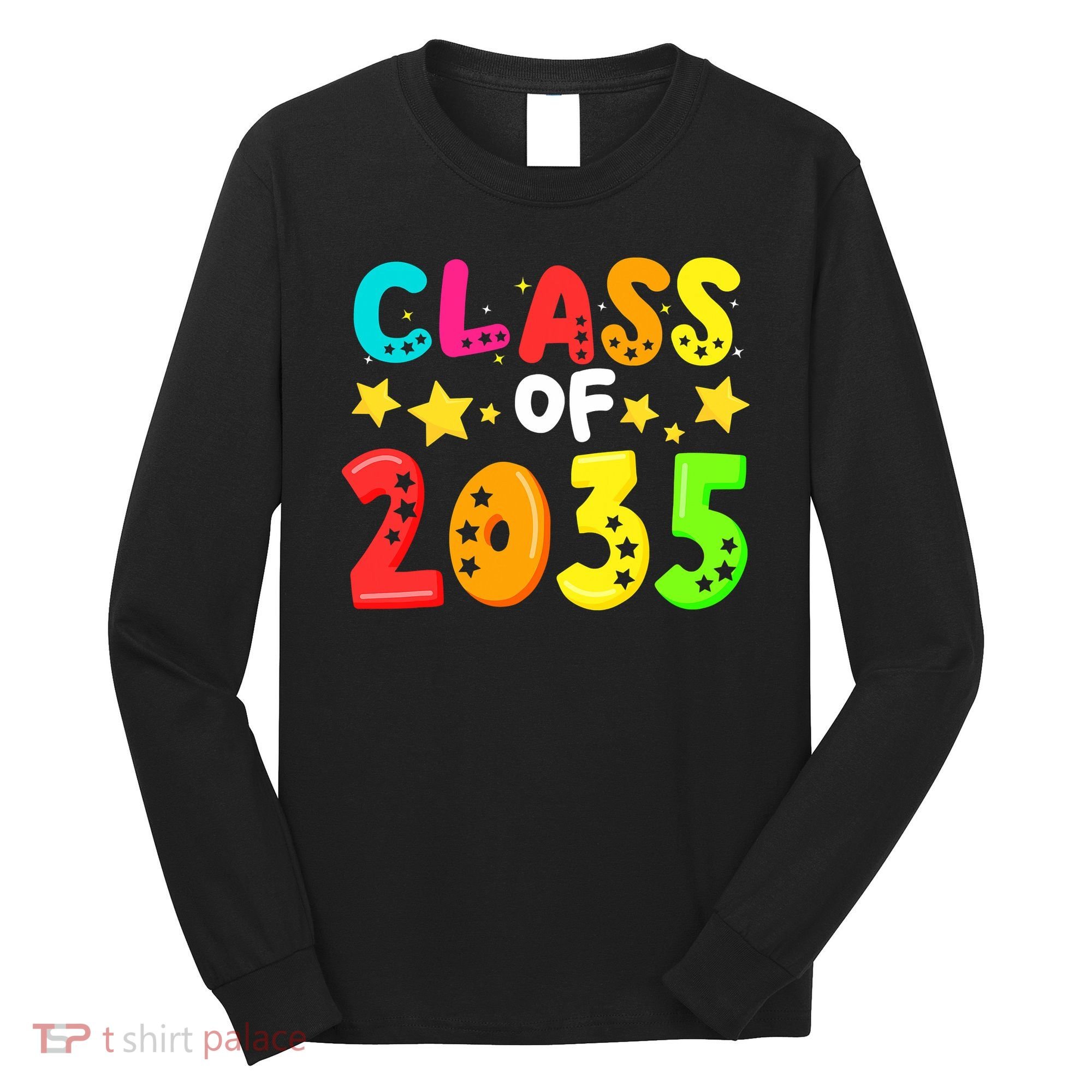 Funny Class Of 2035 Kindergarten Back To School Long Sleeve Shirt