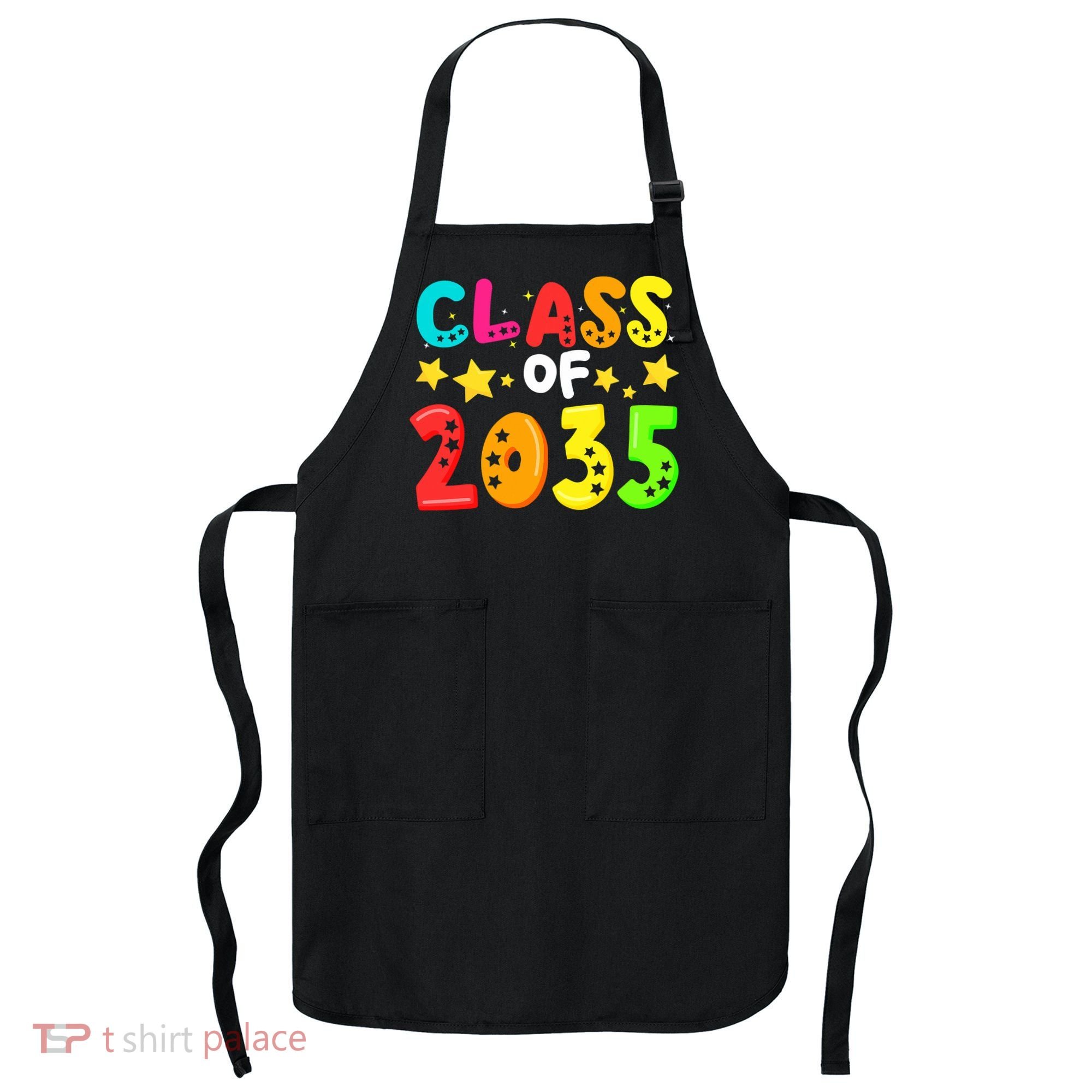 Funny Class Of 2035 Kindergarten Back To School Apron