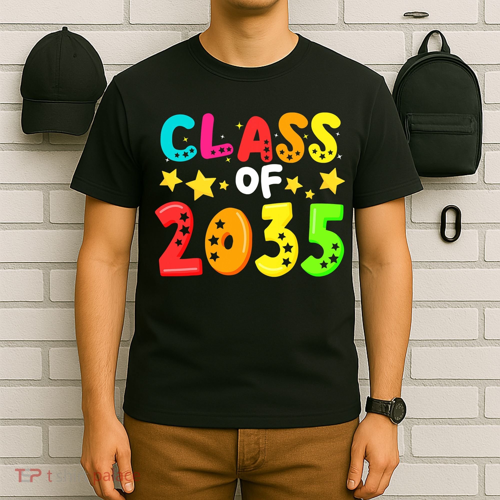 Funny Class Of 2035 Kindergarten Back To School T-Shirt