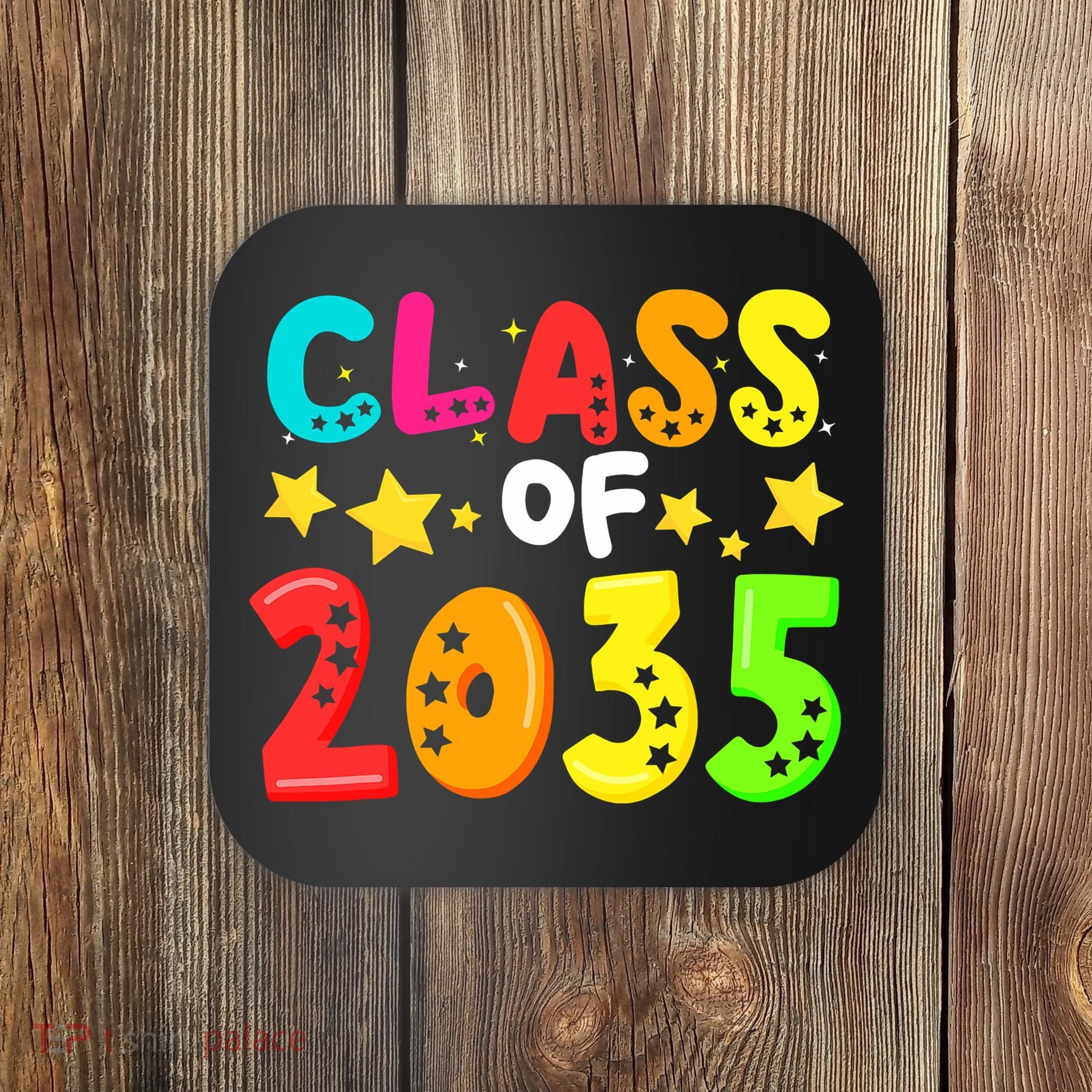 Funny Class Of 2035 Kindergarten Back To School Coaster