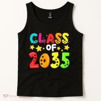 Funny Class Of 2035 Kindergarten Back To School Tank Top thumb 2