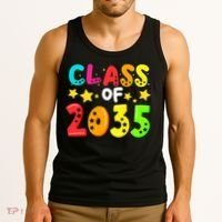 Funny Class Of 2035 Kindergarten Back To School Tank Top thumb 3