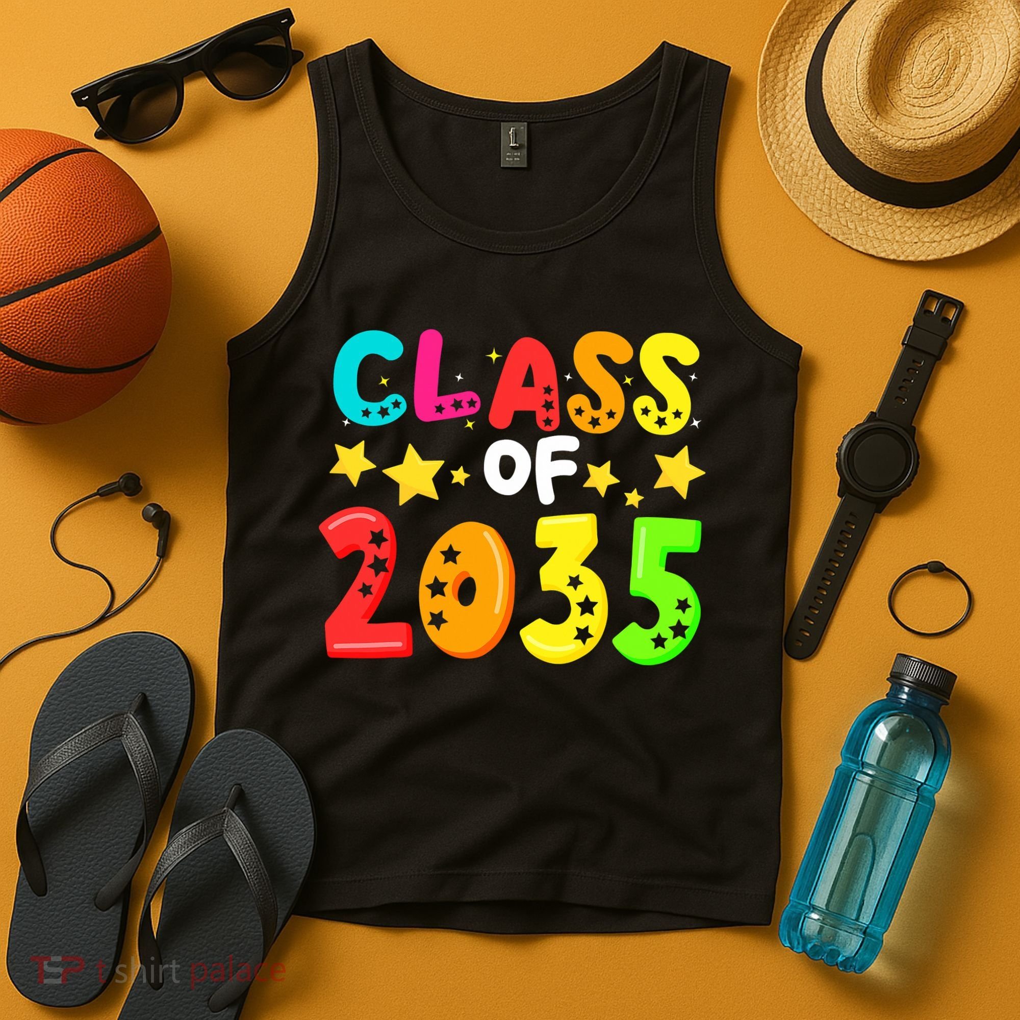 Funny Class Of 2035 Kindergarten Back To School Tank Top