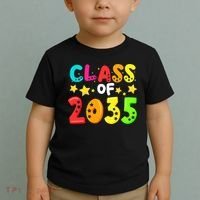 Funny Class Of 2035 Kindergarten Back To School Toddler T-Shirt thumb 2