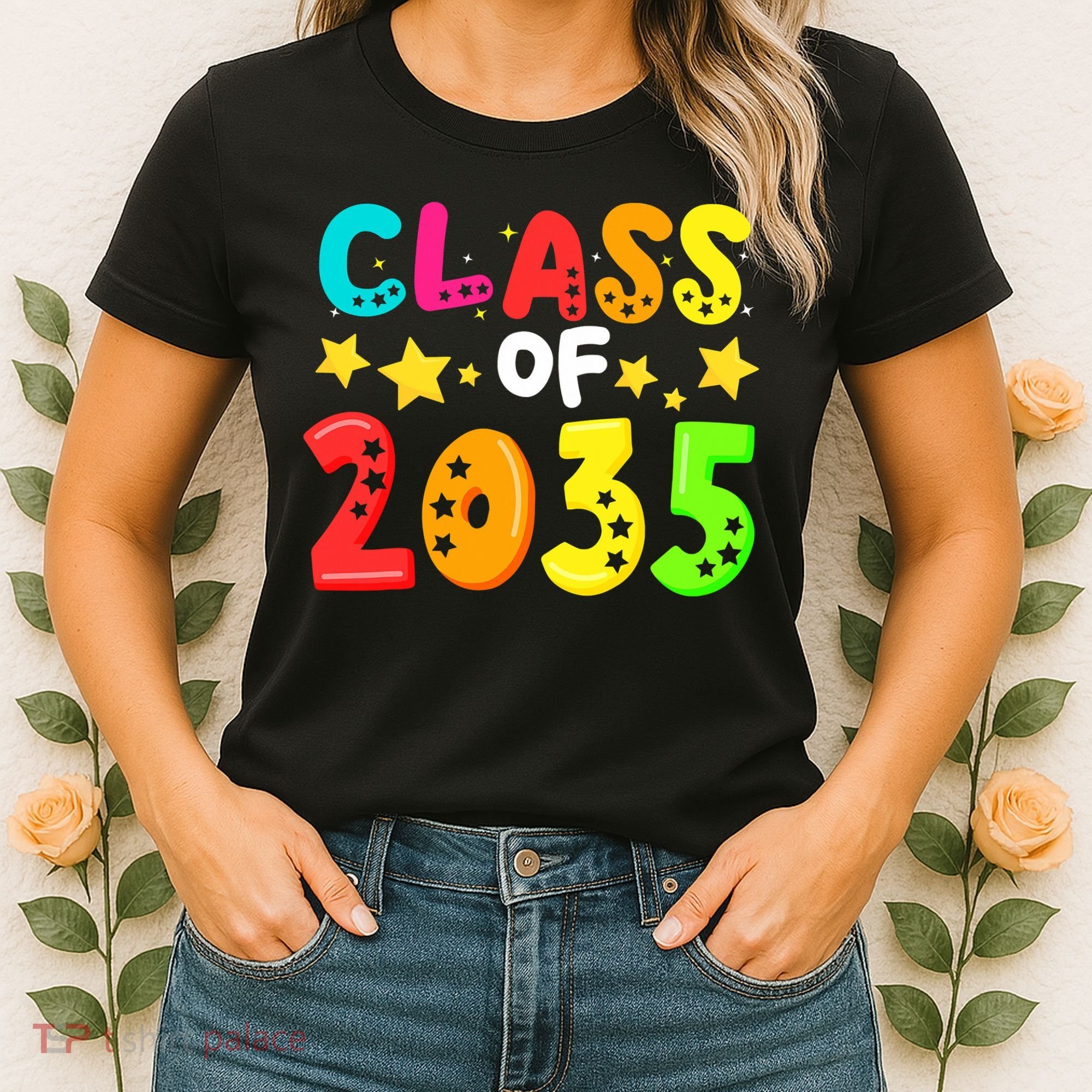 Funny Class Of 2035 Kindergarten Back To School Women's T-Shirt