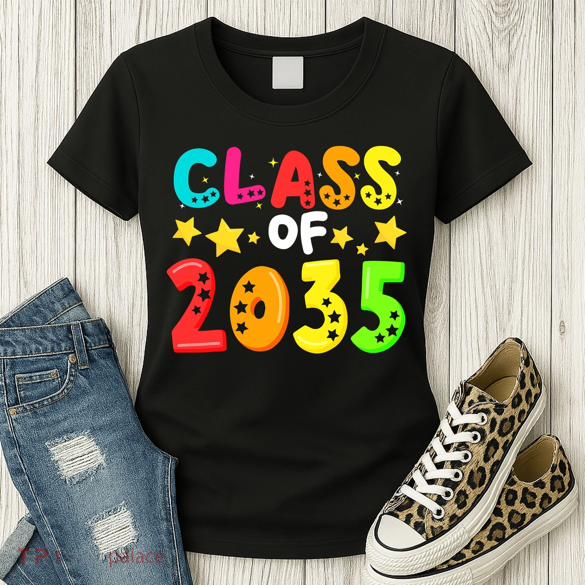 Funny Class Of 2035 Kindergarten Back To School Women's T-Shirt