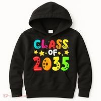Funny Class Of 2035 Kindergarten Back To School Kids Hoodie thumb 0