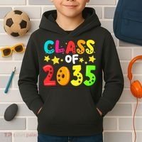 Funny Class Of 2035 Kindergarten Back To School Kids Hoodie thumb 2