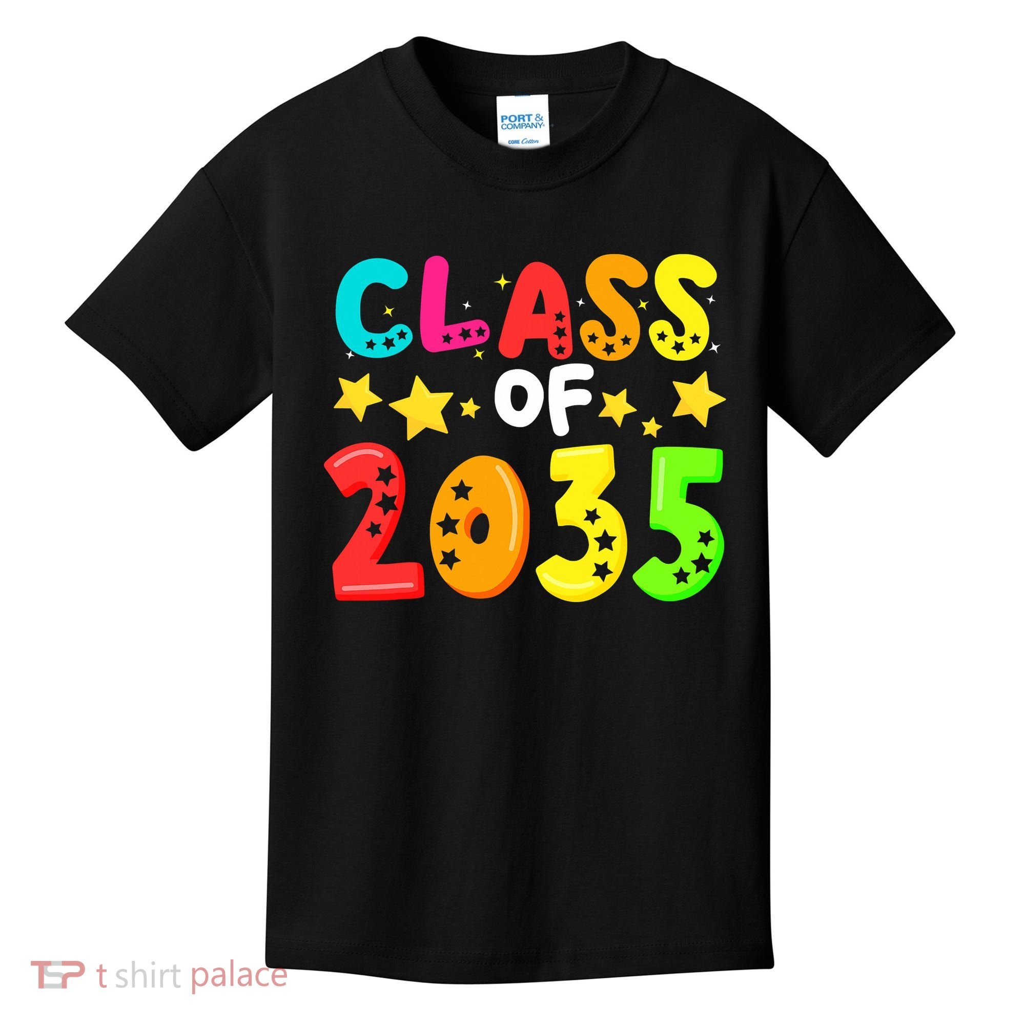 Funny Class Of 2035 Kindergarten Back To School Kids T-Shirt