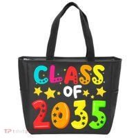 Funny Class Of 2035 Kindergarten Back To School Tote Bag thumb 0