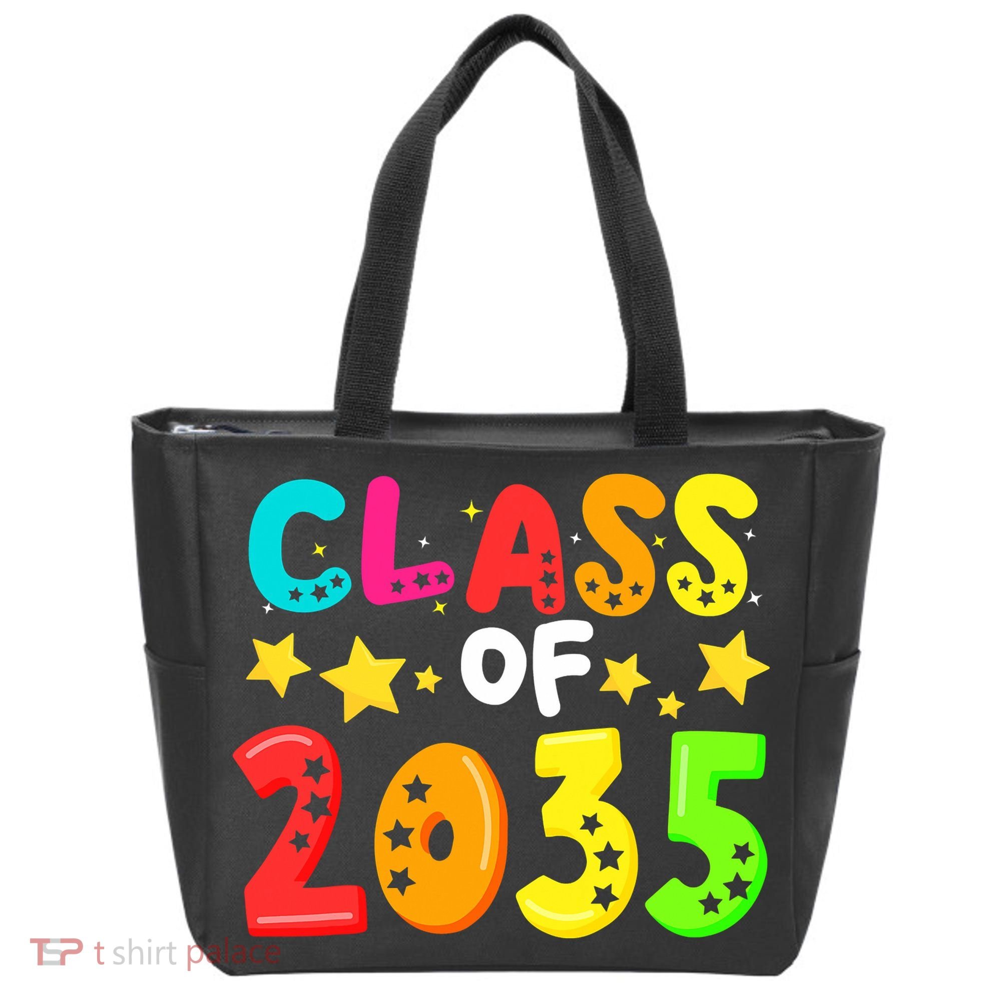 Funny Class Of 2035 Kindergarten Back To School Tote Bag