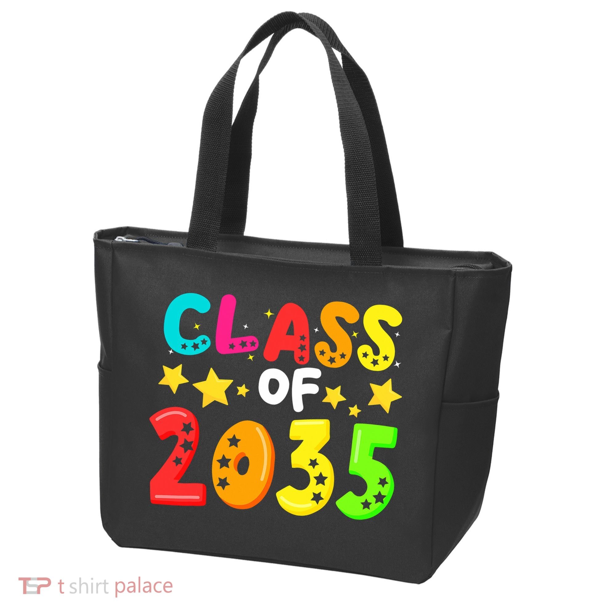 Funny Class Of 2035 Kindergarten Back To School Tote Bag