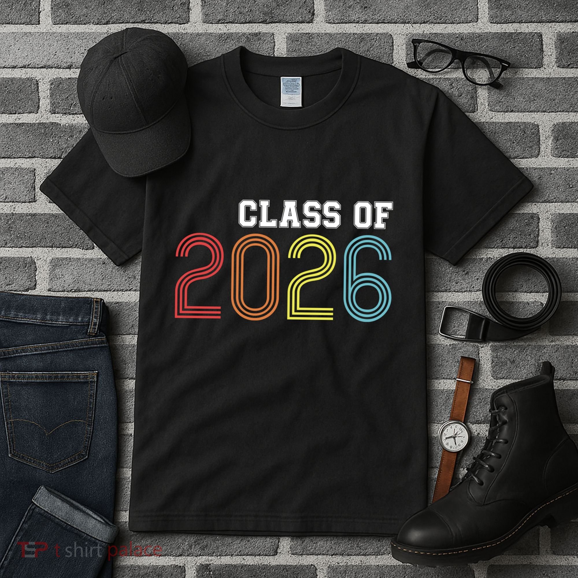Funny Class Of 2026 Graduation 2026 Senior Senior Class Funny 2026 Graduation Tall T-Shirt