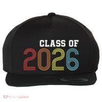 Funny Class Of 2026 Graduation 2026 Senior Senior Class Funny 2026 Graduation Wool Snapback Cap thumb 0