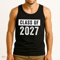 Funny Class Of 2027 Graduation 2027 Senior Senior Class Funny 2027 Graduation Tank Top thumb 3