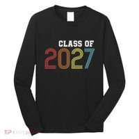 Funny Class Of 2027 Graduation Senior Class 2027 Senior Funny 2027 Graduation Long Sleeve Shirt thumb 0