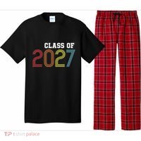 Funny Class Of 2027 Graduation Senior Class 2027 Senior Funny 2027 Graduation Pajama Set thumb 0