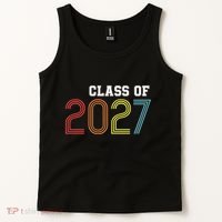 Funny Class Of 2027 Graduation Senior Class 2027 Senior Funny 2027 Graduation Tank Top thumb 2