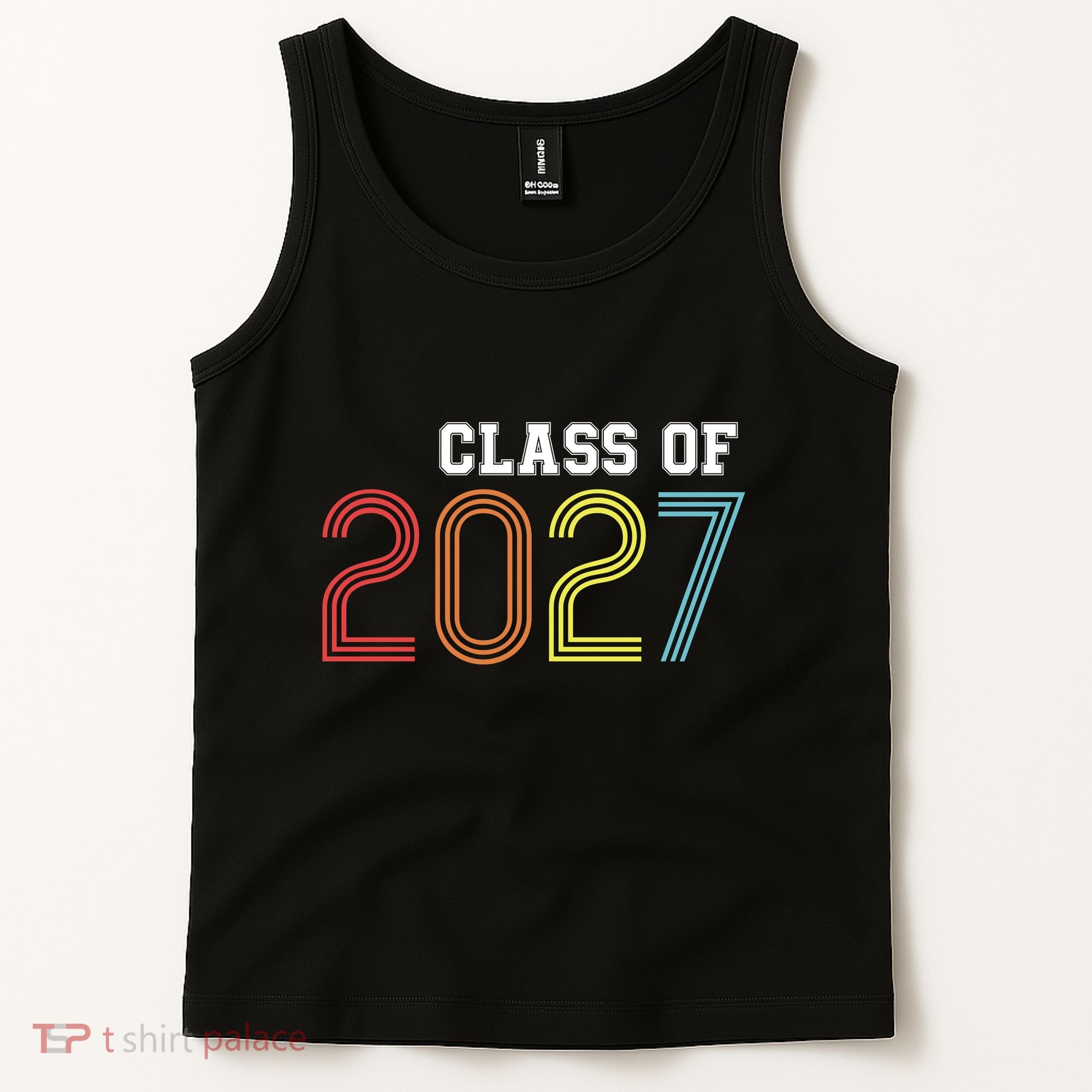 Funny Class Of 2027 Graduation Senior Class 2027 Senior Funny 2027 Graduation Tank Top