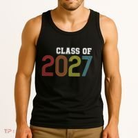 Funny Class Of 2027 Graduation Senior Class 2027 Senior Funny 2027 Graduation Tank Top thumb 3