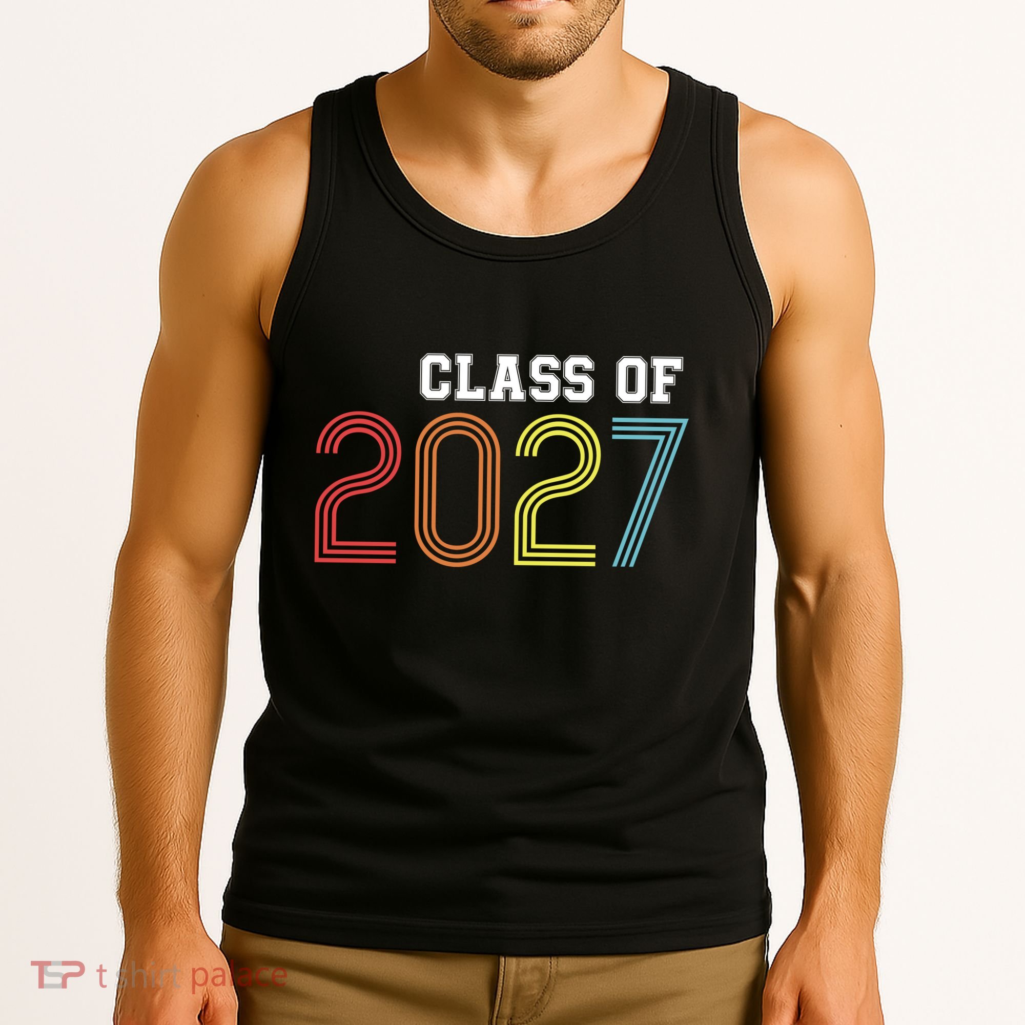 Funny Class Of 2027 Graduation Senior Class 2027 Senior Funny 2027 Graduation Tank Top