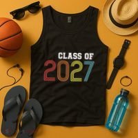 Funny Class Of 2027 Graduation Senior Class 2027 Senior Funny 2027 Graduation Tank Top thumb 4