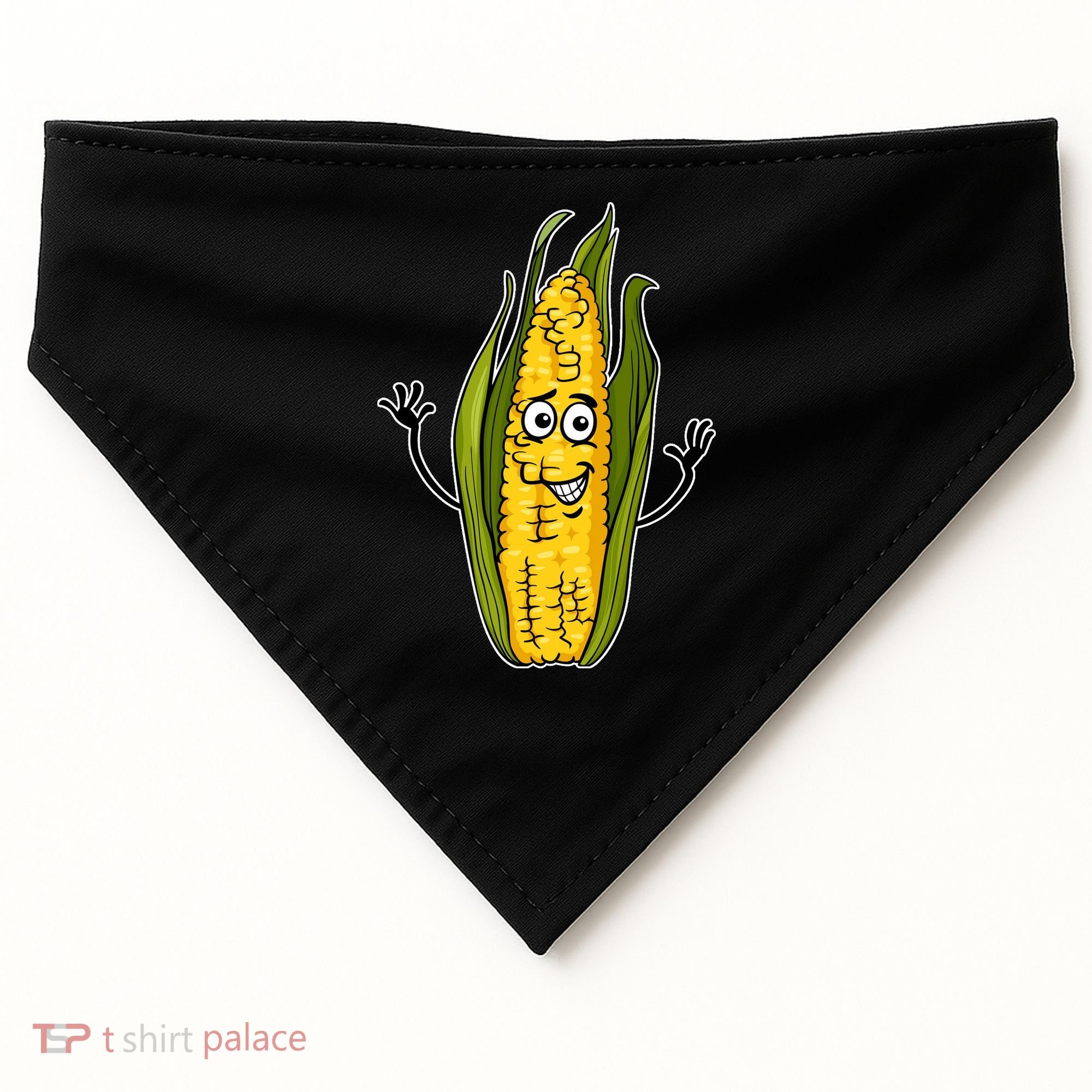 Funny Corn On The Cob Farmers Food USA-Made Doggie Bandana