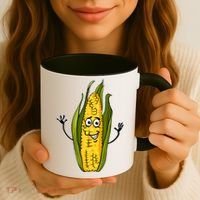 Funny Corn On The Cob Farmers Food Coffee Mug thumb 3