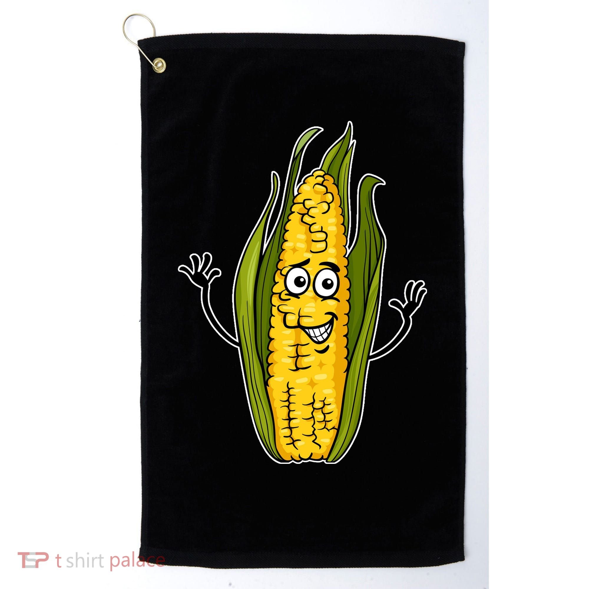 Funny Corn On The Cob Farmers Food Golf Towel