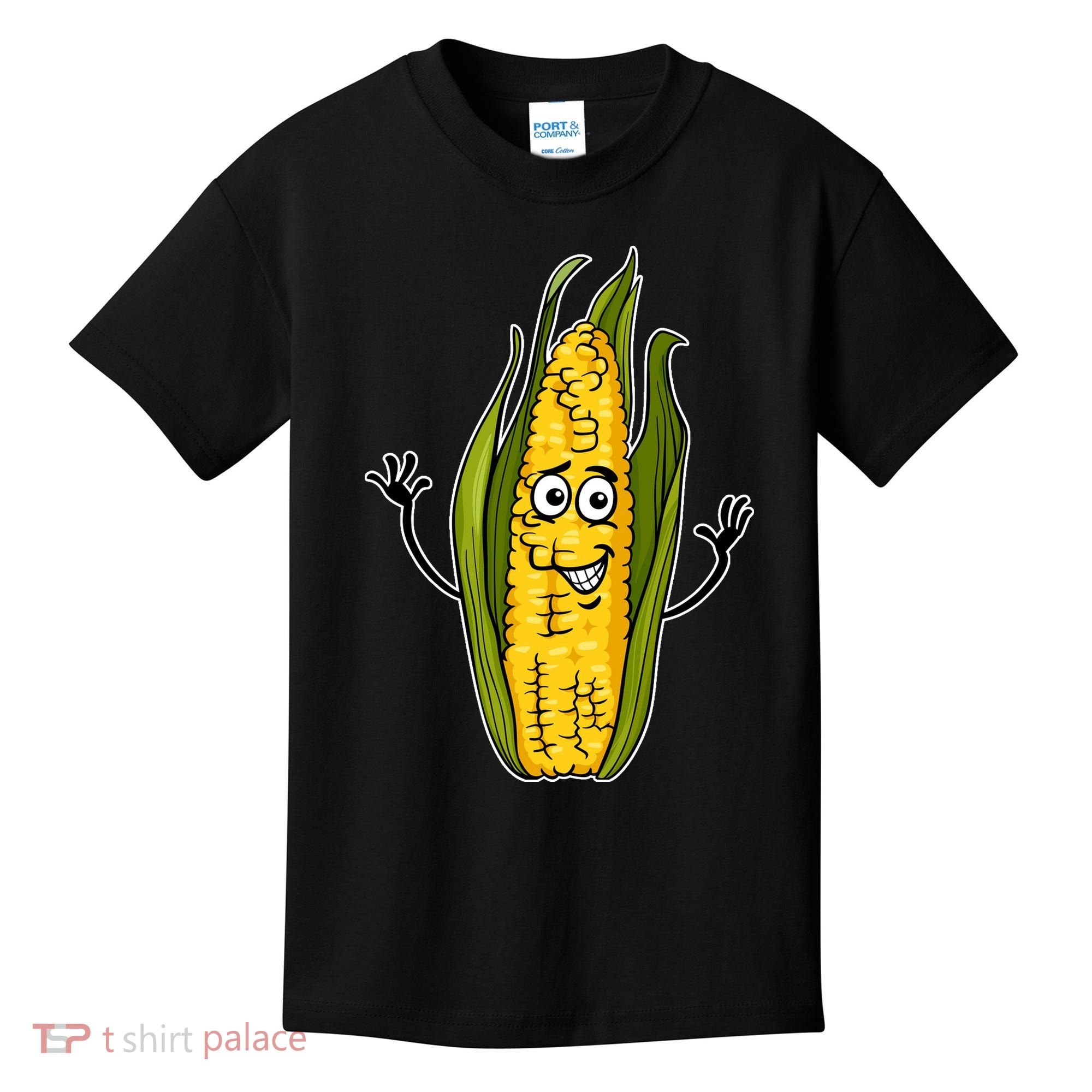 Funny Corn On The Cob Farmers Food Kids T-Shirt