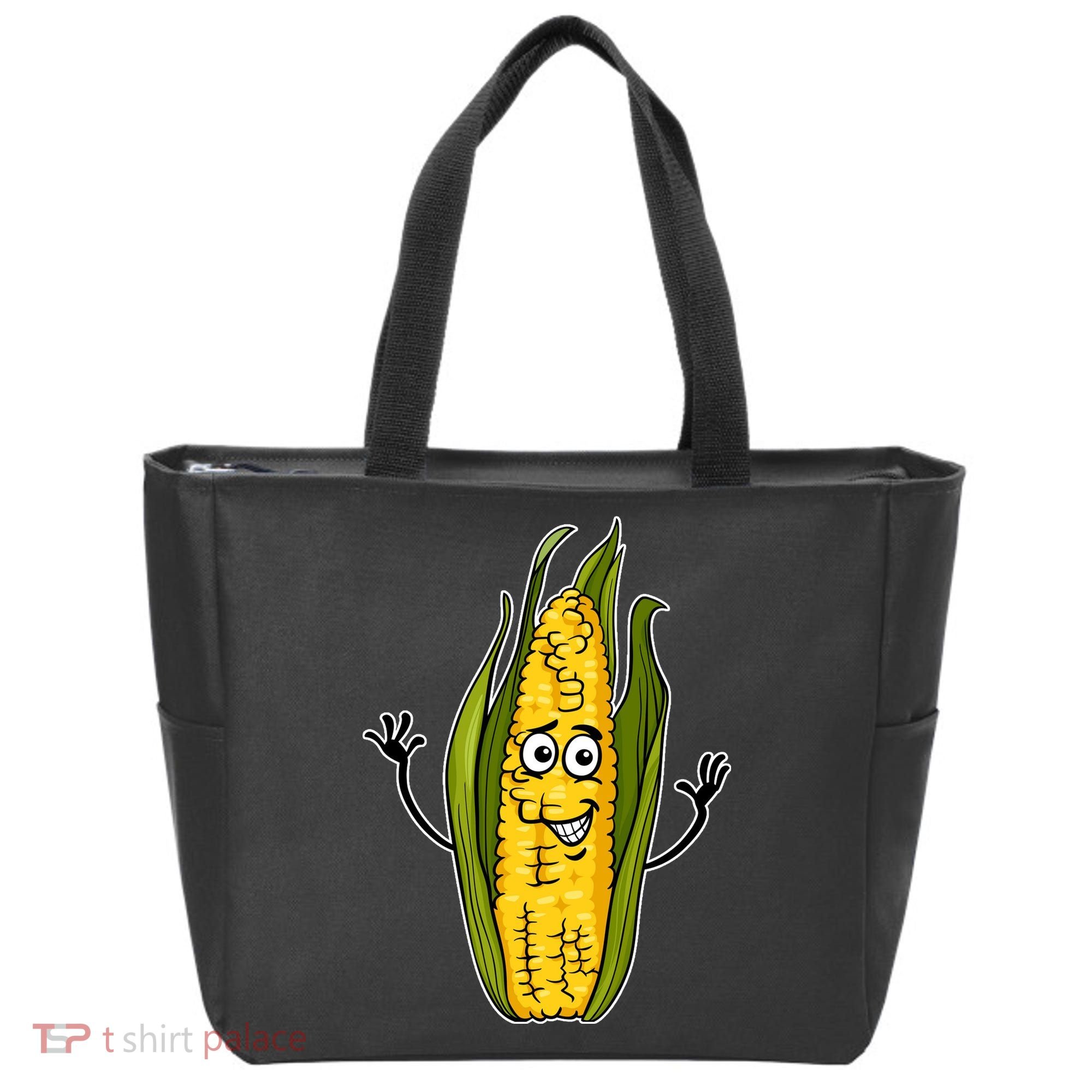 Funny Corn On The Cob Farmers Food Tote Bag