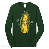 Funny Corn On The Cob Farmers Food Long Sleeve Shirt thumb 0