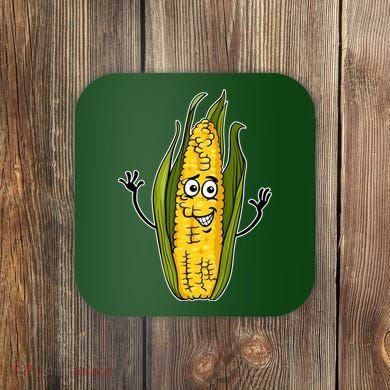 Funny Corn On The Cob Farmers Food Coaster