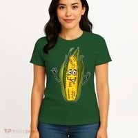 Funny Corn On The Cob Farmers Food Women's T-Shirt thumb 4