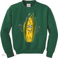 Funny Corn On The Cob Farmers Food Kids Sweatshirt thumb 0