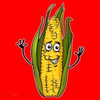 Funny Corn On The Cob Farmers Food Santa Hat thumb 1