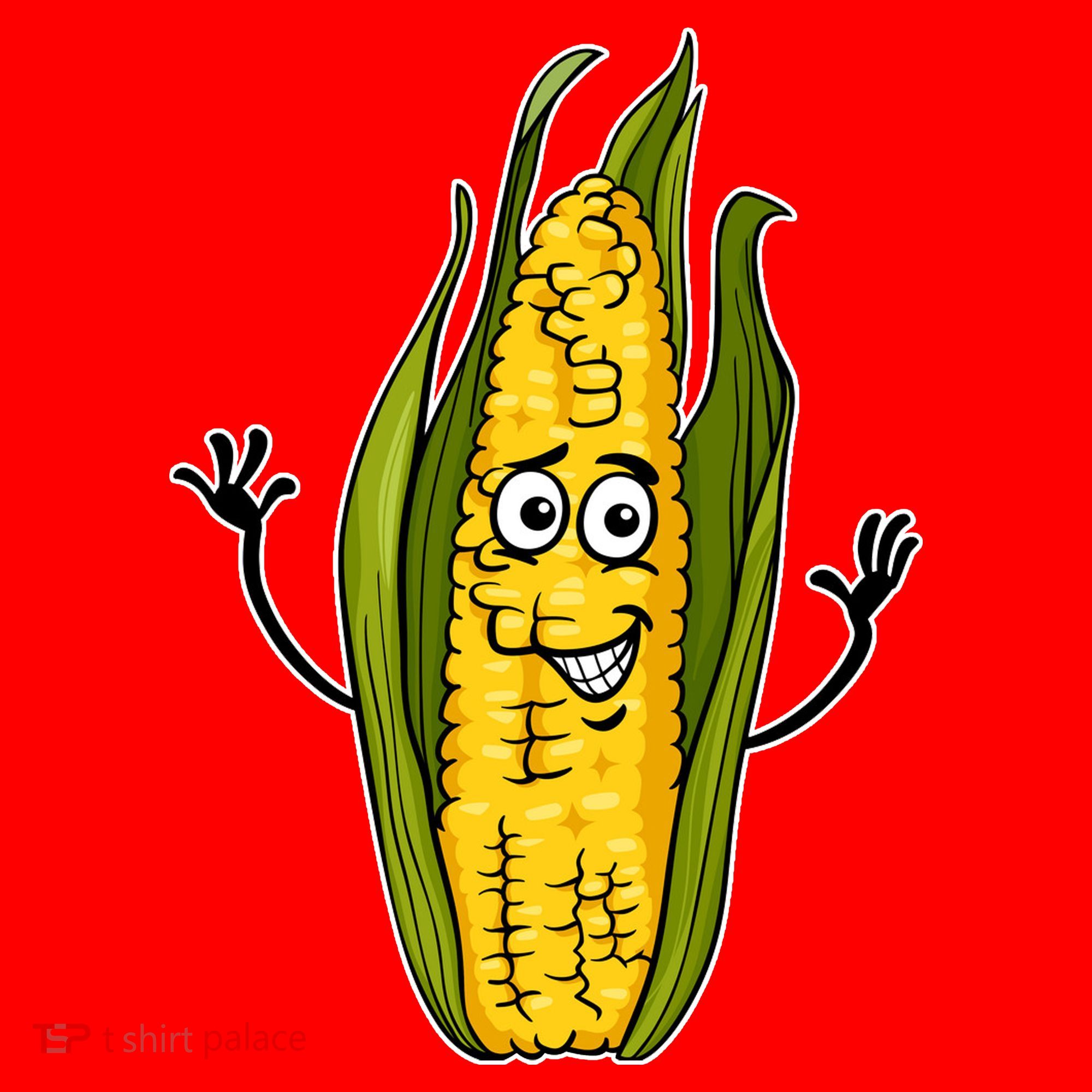 Funny Corn On The Cob Farmers Food Santa Hat