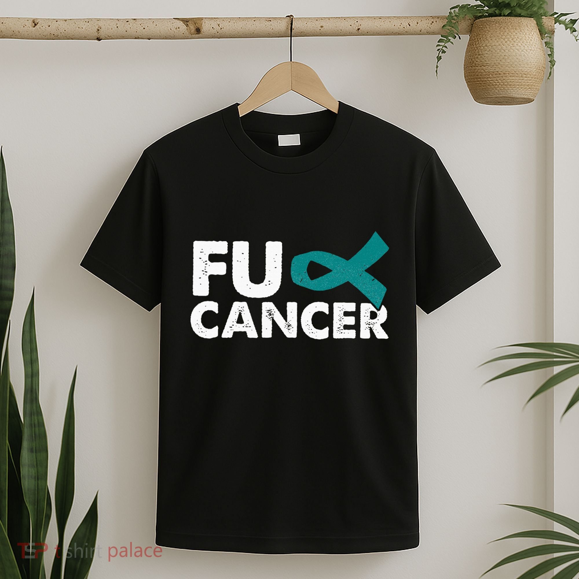 Fuck Cancer Ovarian Cancer Awareness Month Warrior T-Shirt
