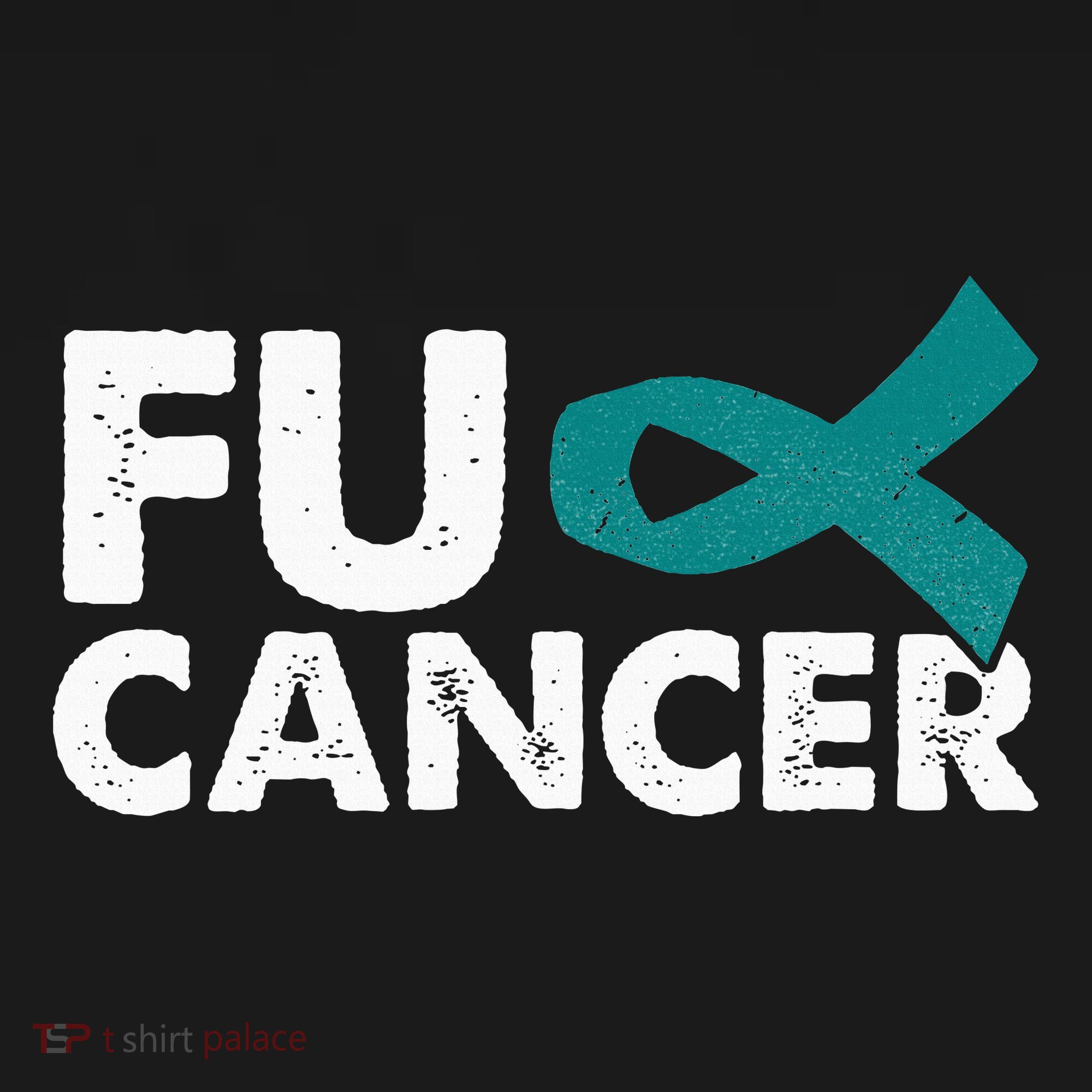 Fuck Cancer Ovarian Cancer Awareness Month Warrior T-Shirt
