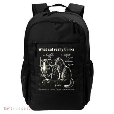 Funny Cat Physics Humor Design What Cats Really Thinks Backpack