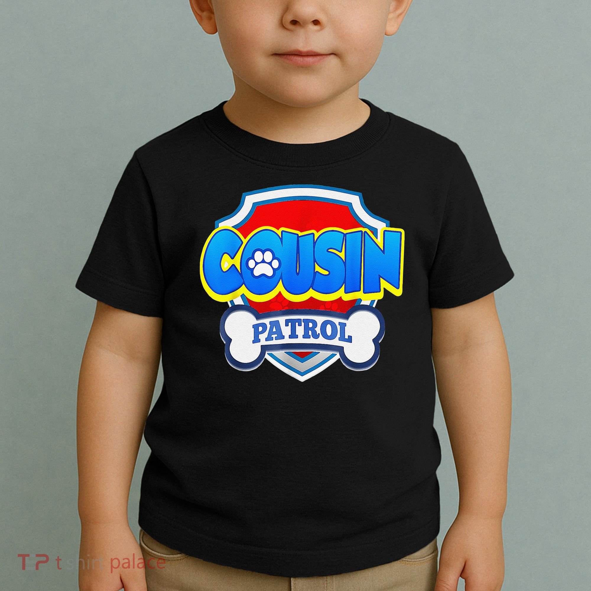 Funny Cousin Patrol Dog Mom, Dad For Women Gift Toddler T-Shirt