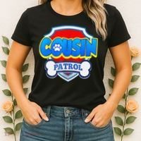 Funny Cousin Patrol Dog Mom, Dad For Women Gift Women's T-Shirt thumb 2