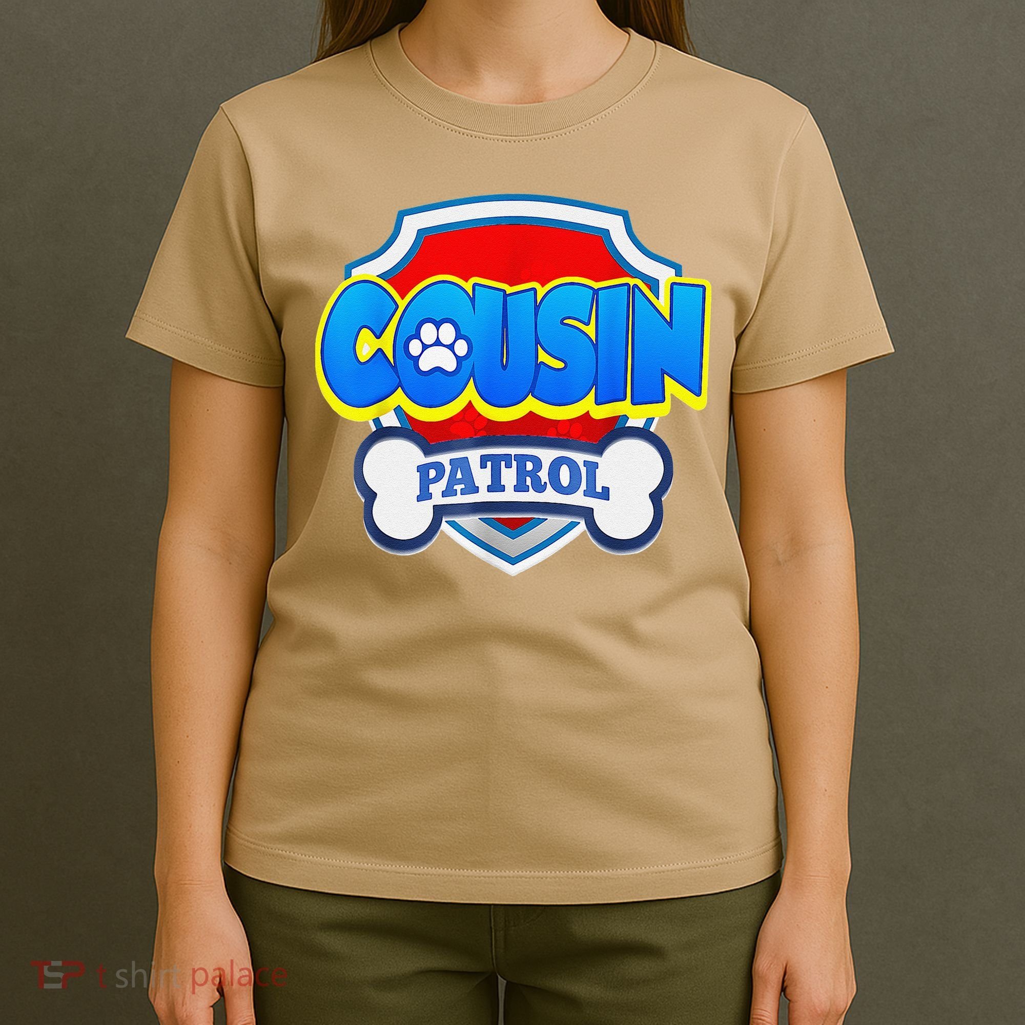 Funny Cousin Patrol Dog Mom, Dad For Women Gift T-Shirt