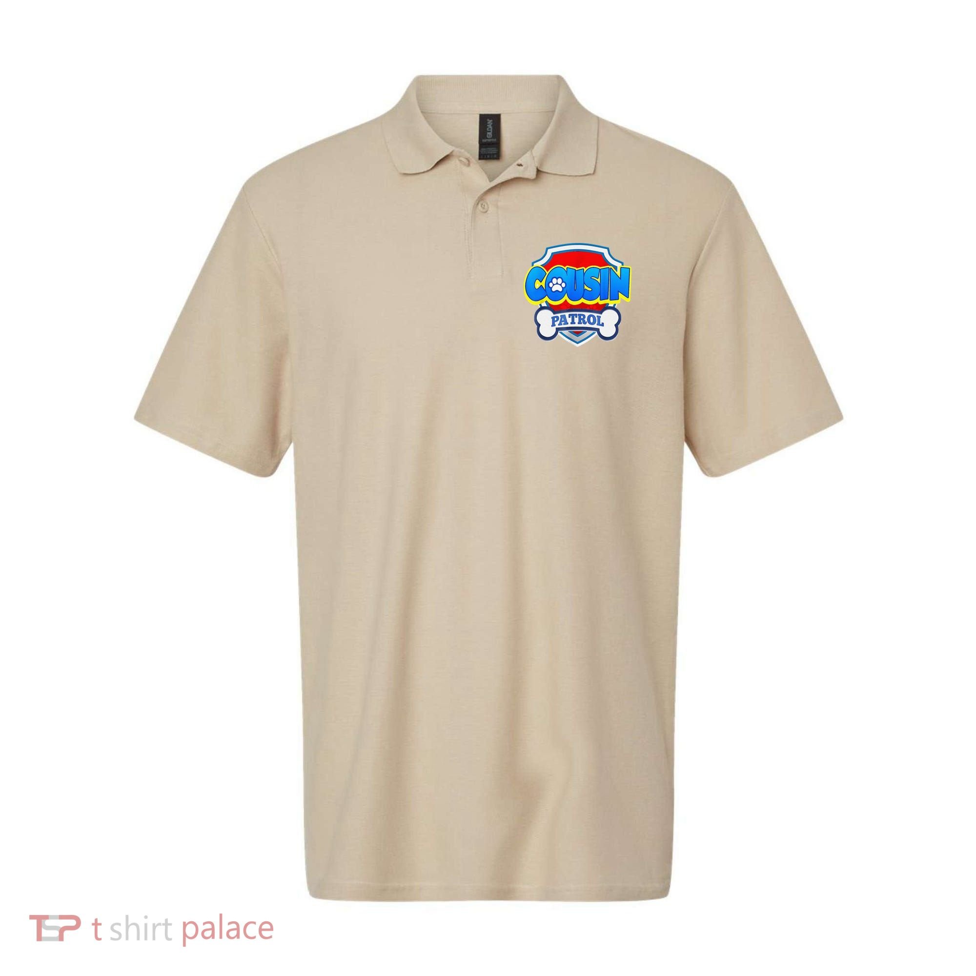 Funny Cousin Patrol Dog Mom, Dad For Women Gift Polo